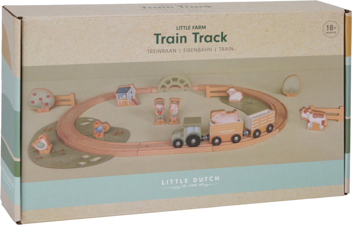 Little Dutch Treinset Little Farm FSC