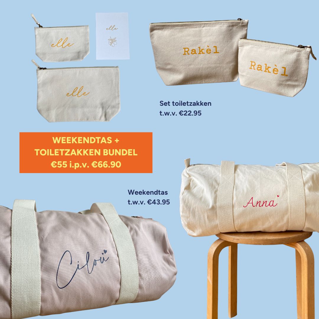 Weekendtas + Toiletzakken