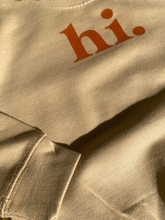 Trui beige - Hi.
