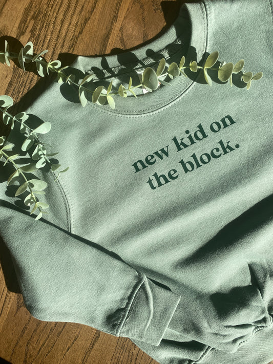 Trui groen - New kid on the block.