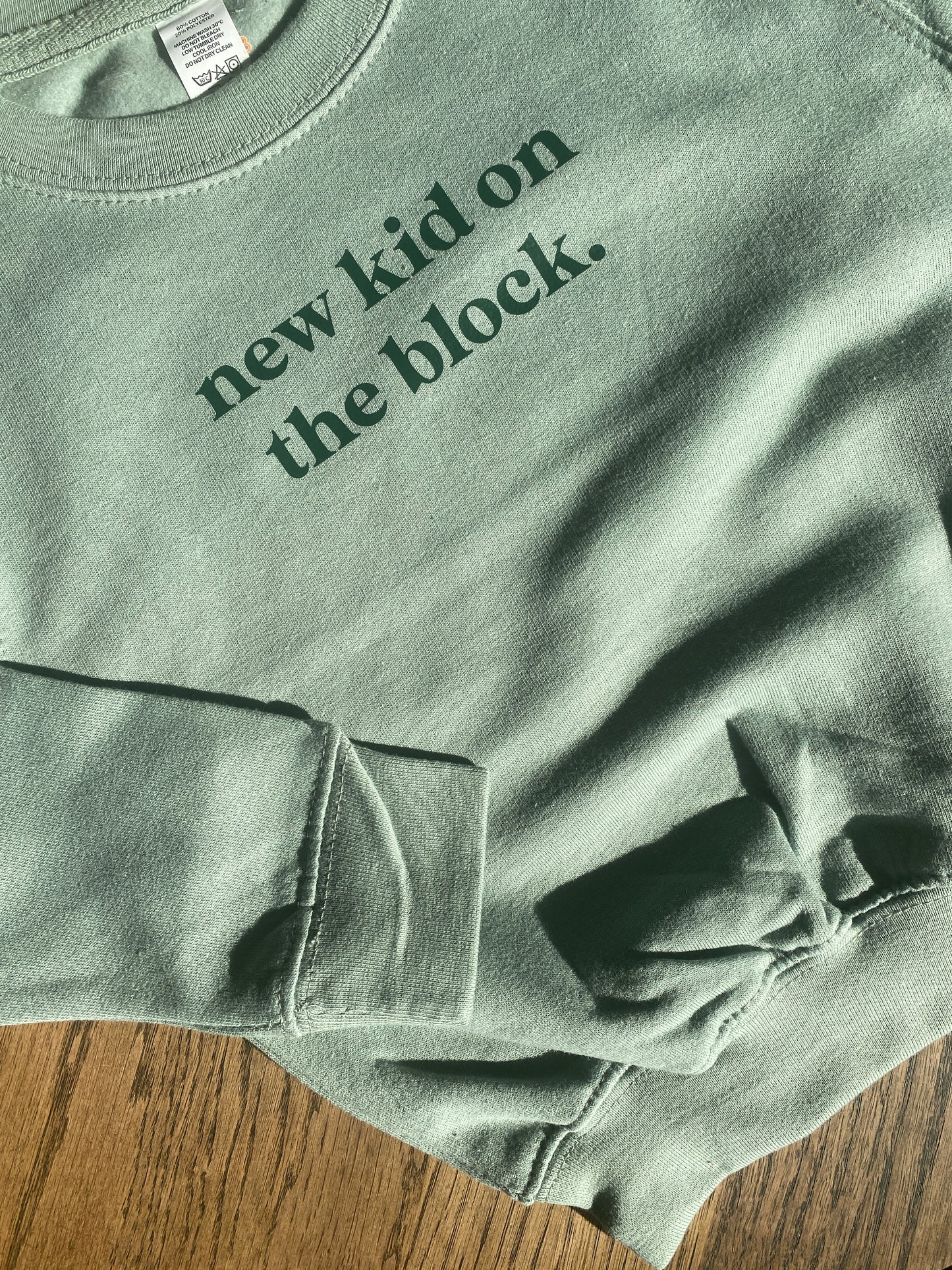 Trui groen - New kid on the block.