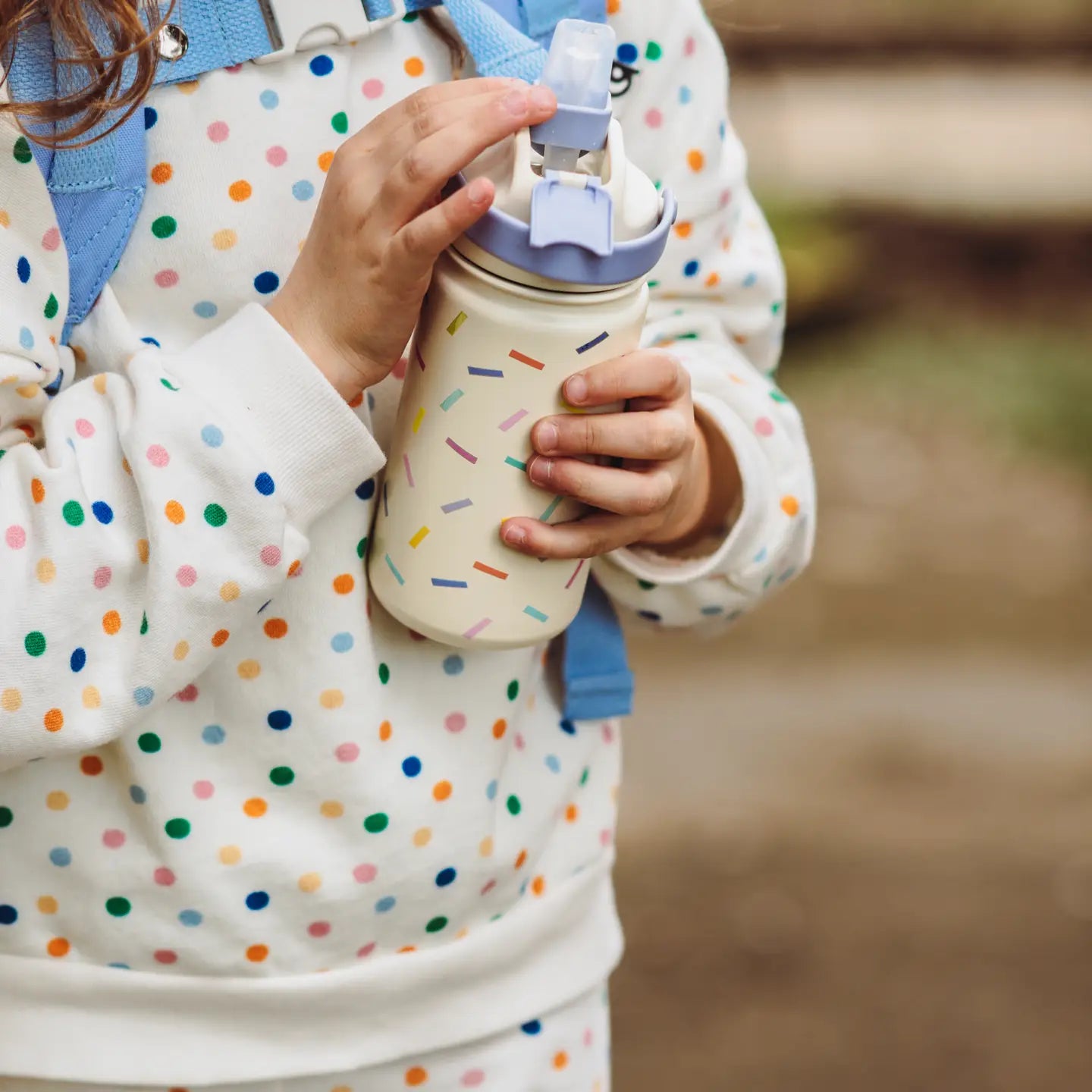 Geïsoleerde roestvrije stalen kinderfles - Confetti