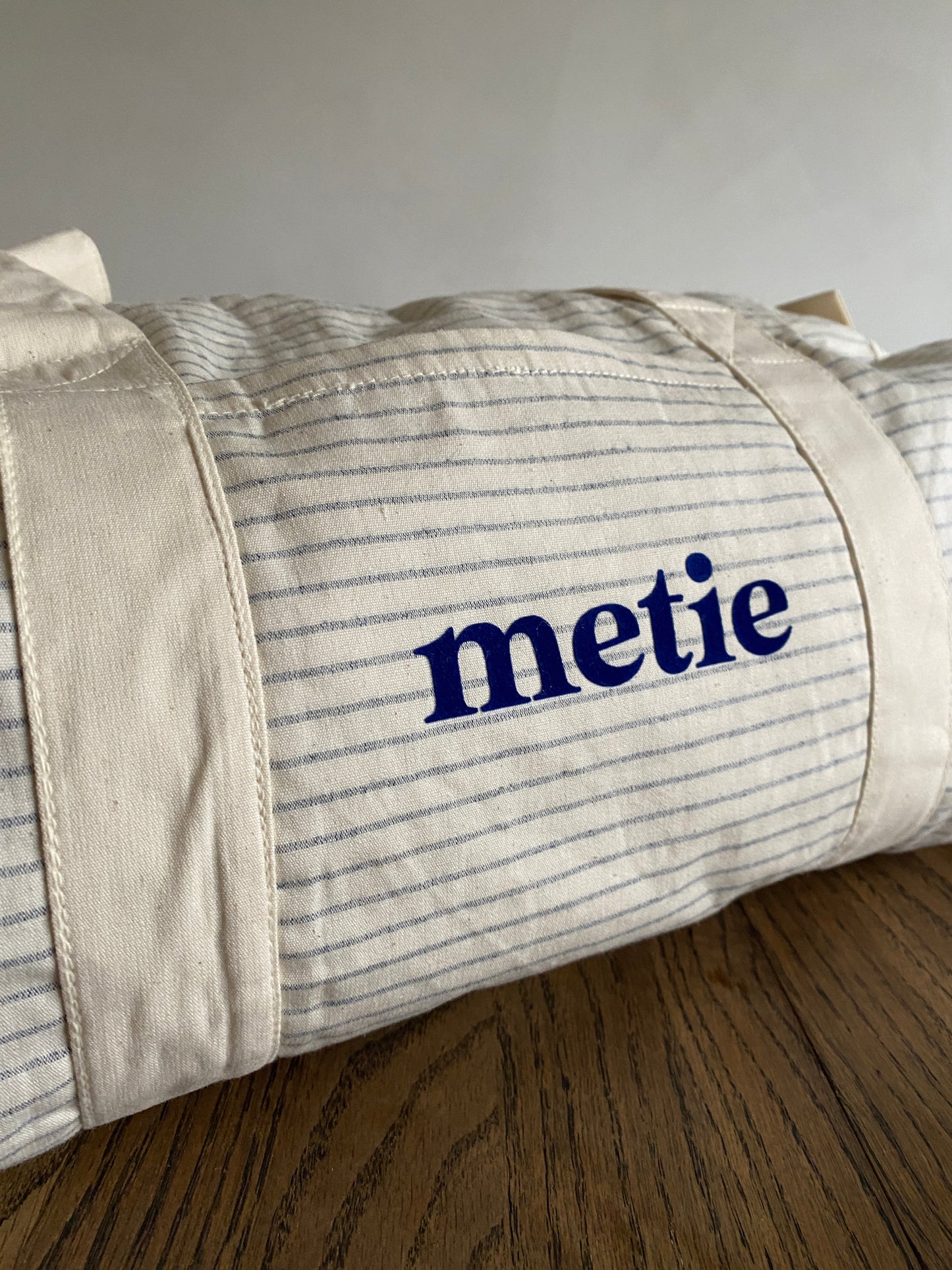 Set 'metie' striped (weekendtas + toiletzak L)