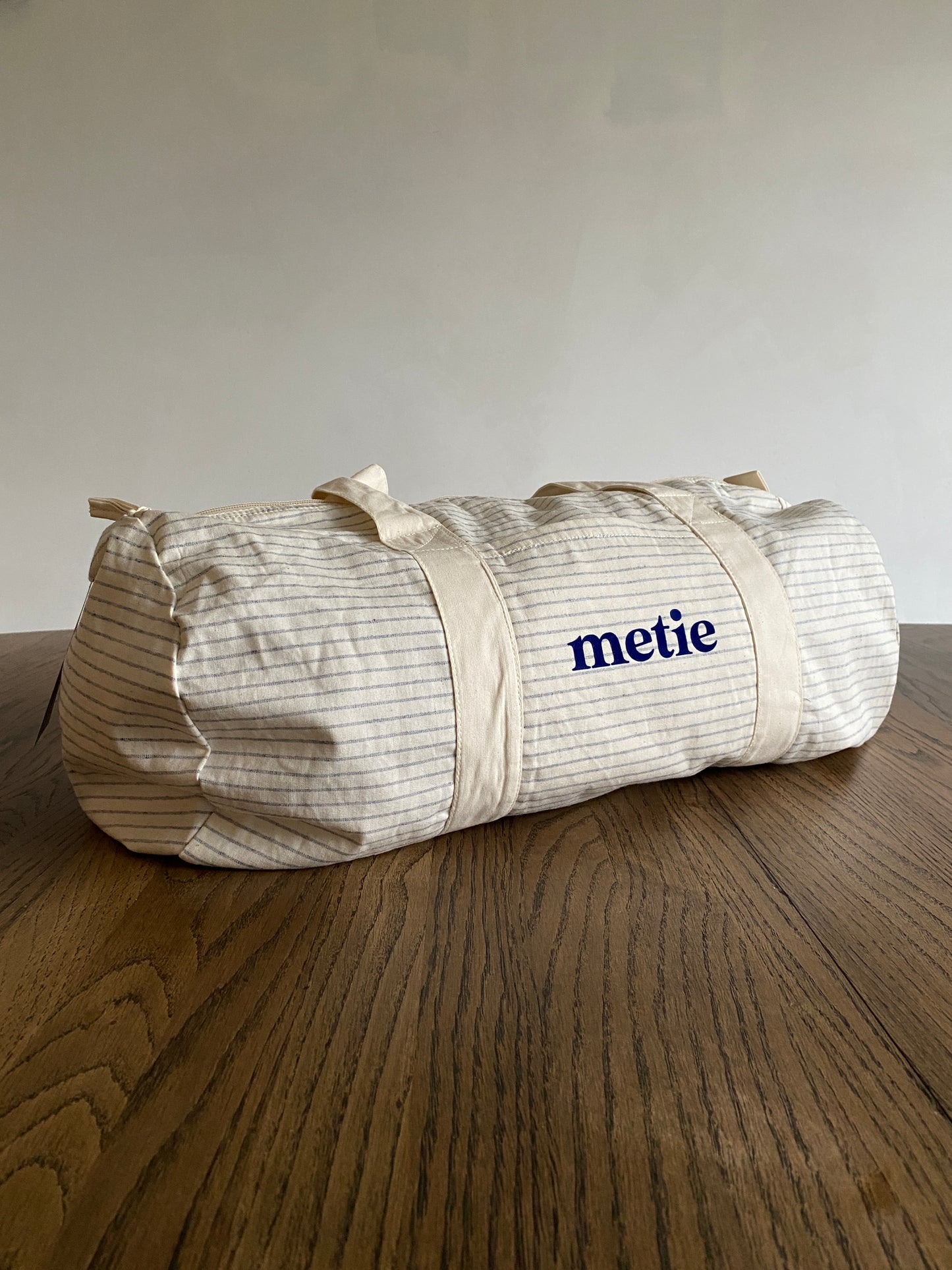 Set 'metie' striped (weekendtas + toiletzak L)