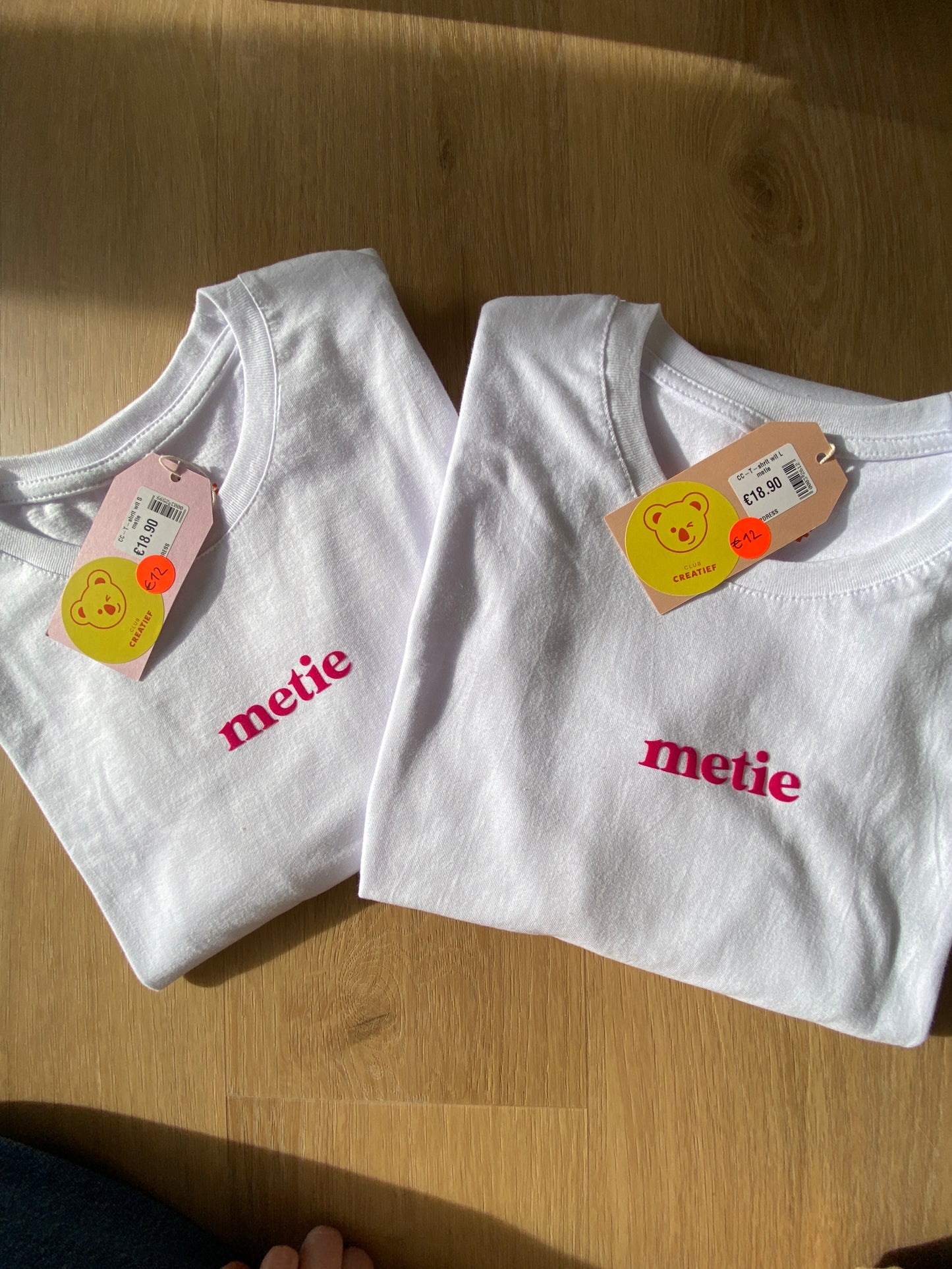 T-shirt metie wit